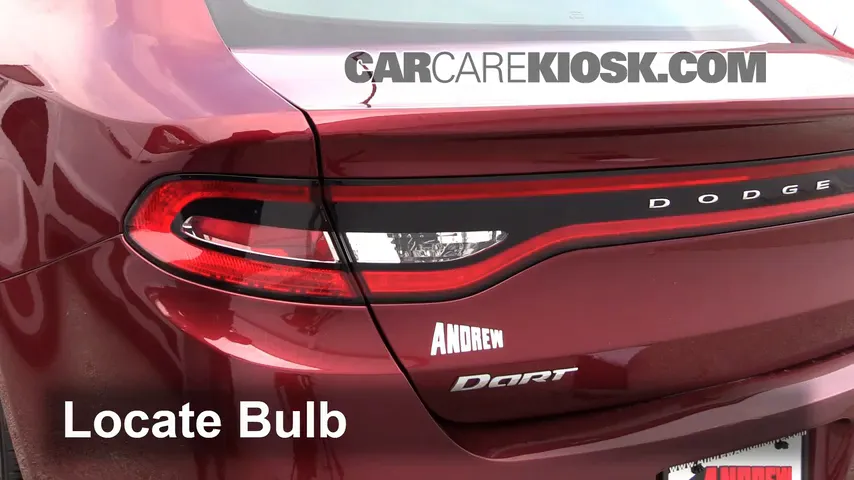 2015 Dodge Dart SXT 2.4L 4 Cyl. Lights Reverse Light (replace bulb)